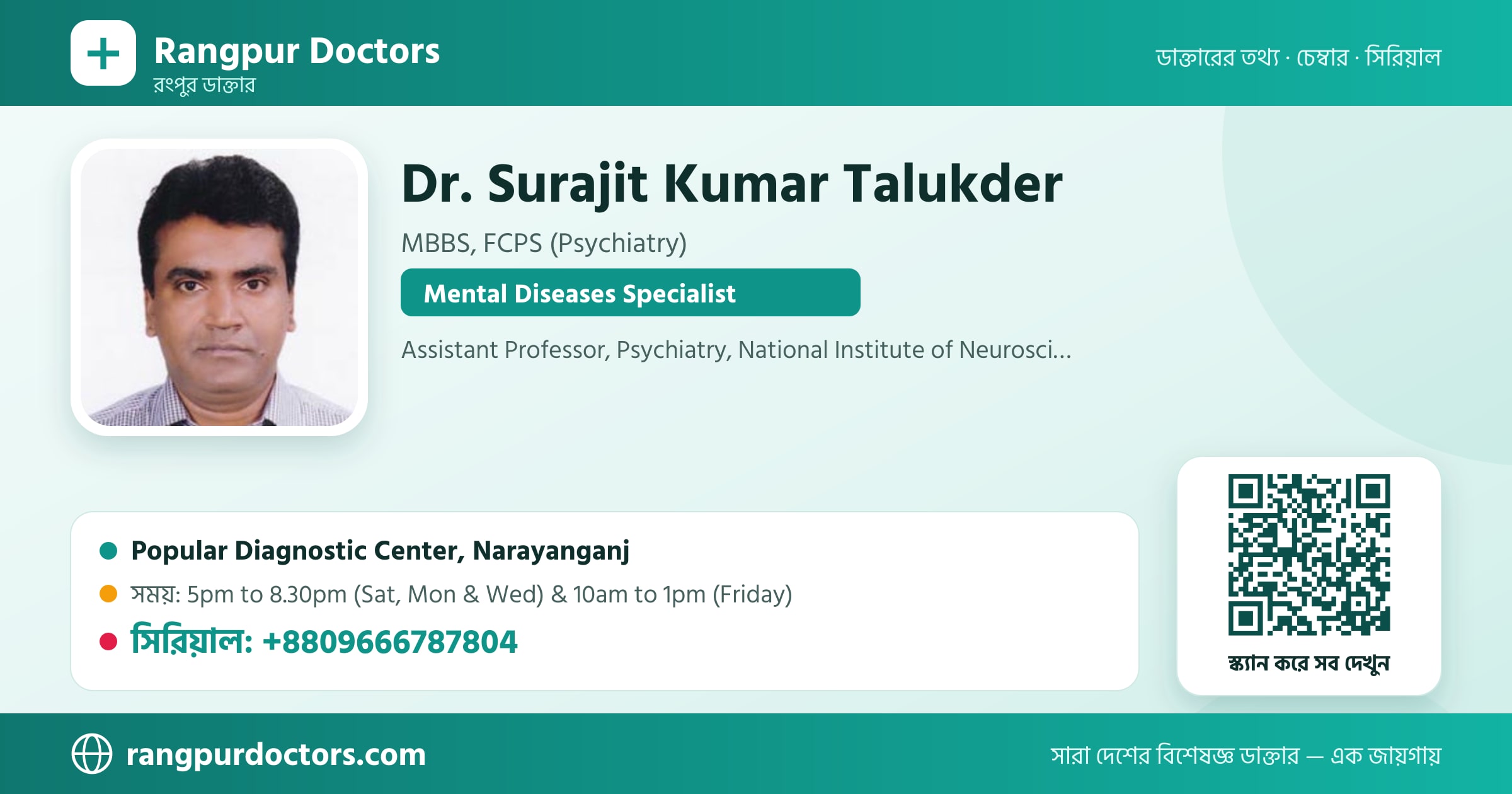 Dr. Surajit Kumar Talukder — share card