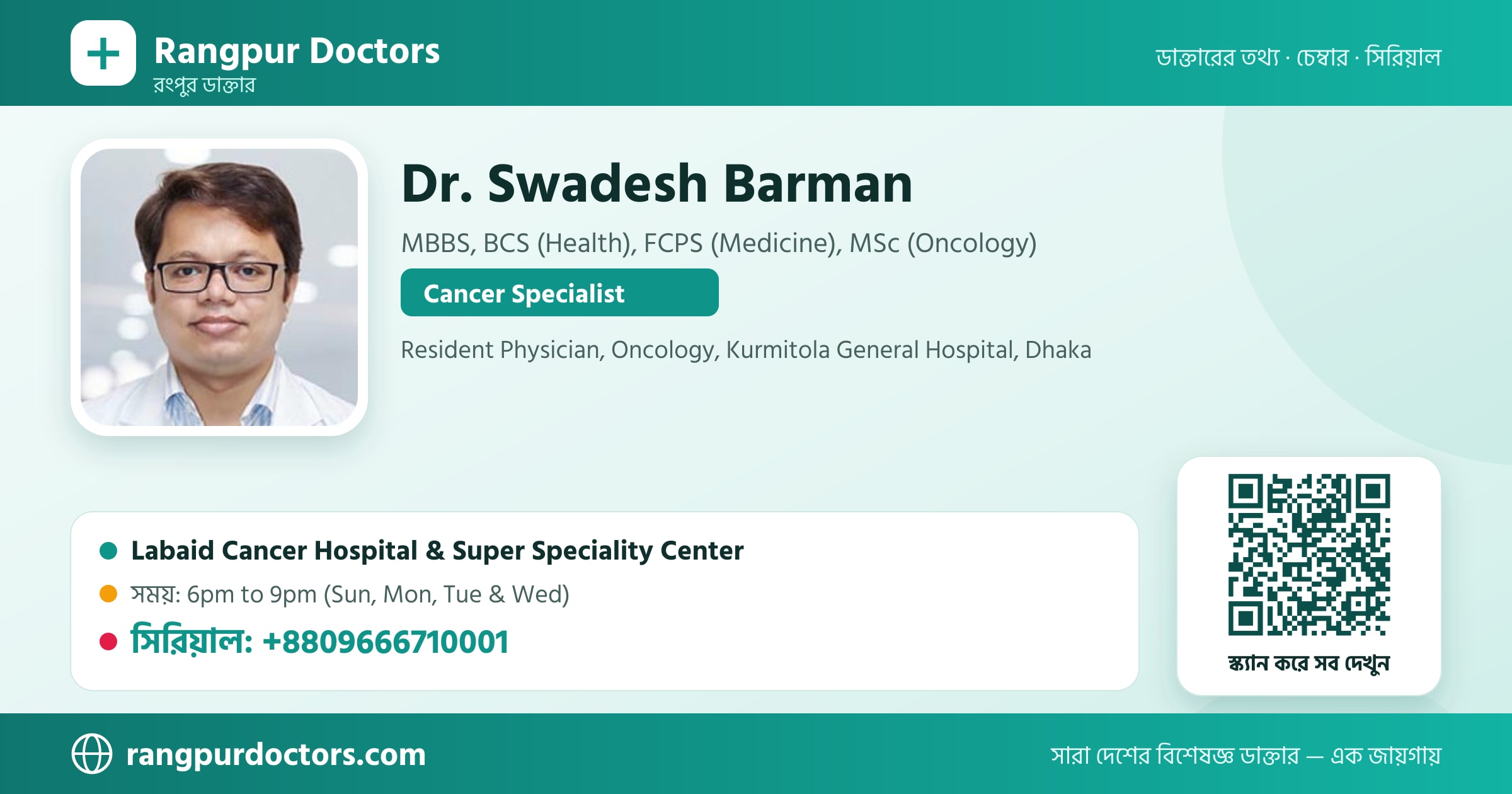 Dr. Swadesh Barman — share card