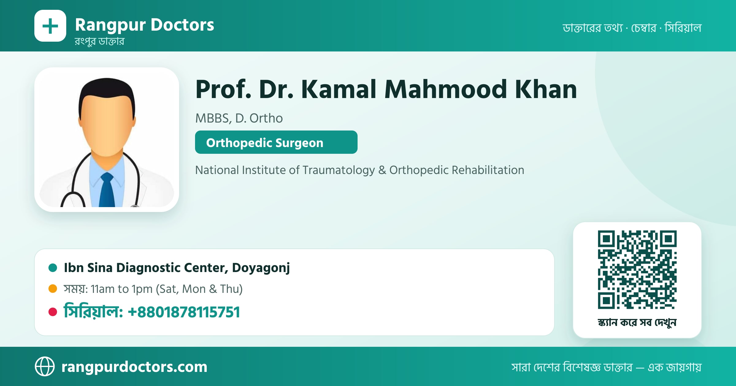 Prof. Dr. Kamal Mahmood Khan — share card