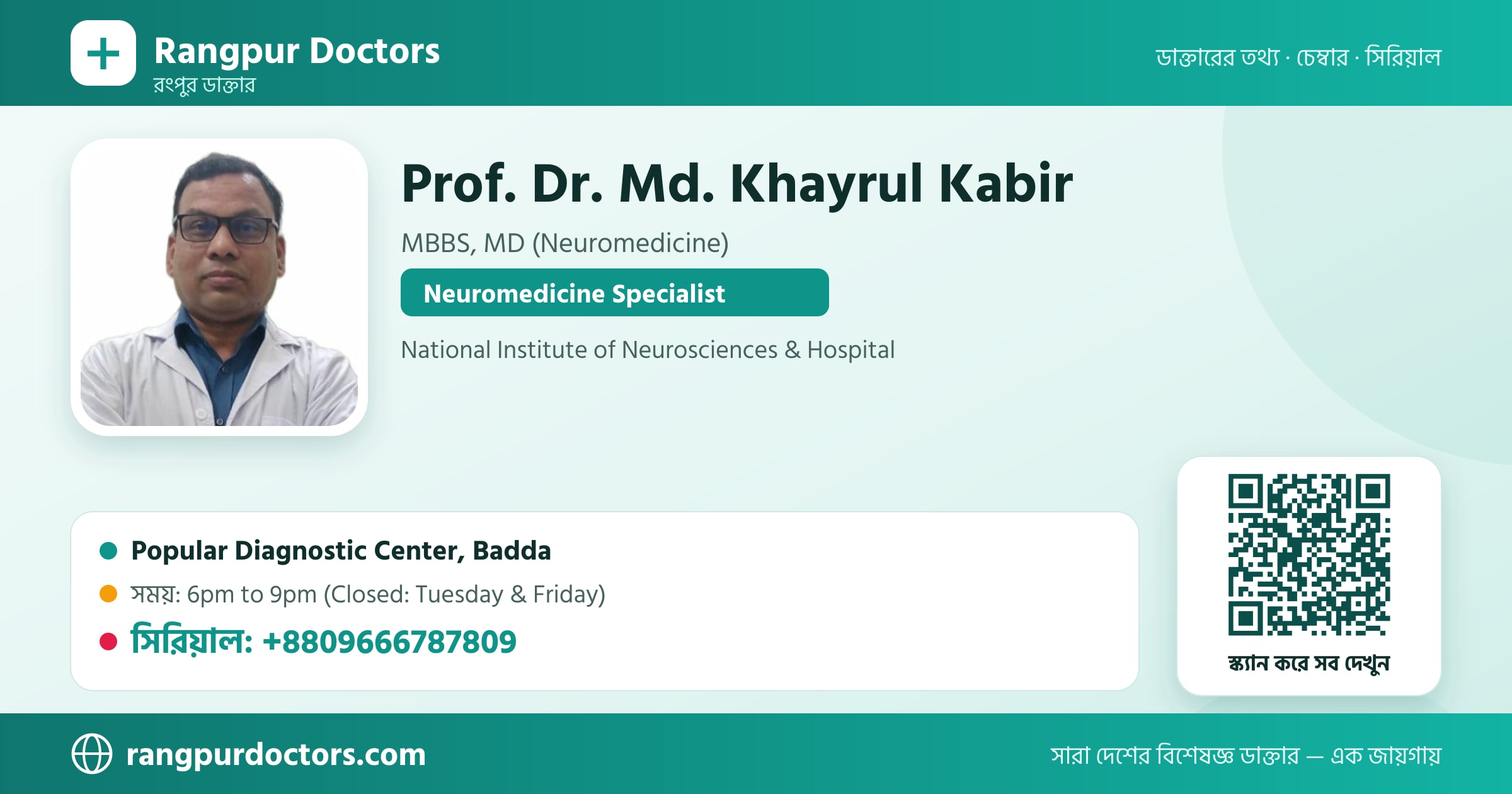 Prof. Dr. Md. Khayrul Kabir — share card