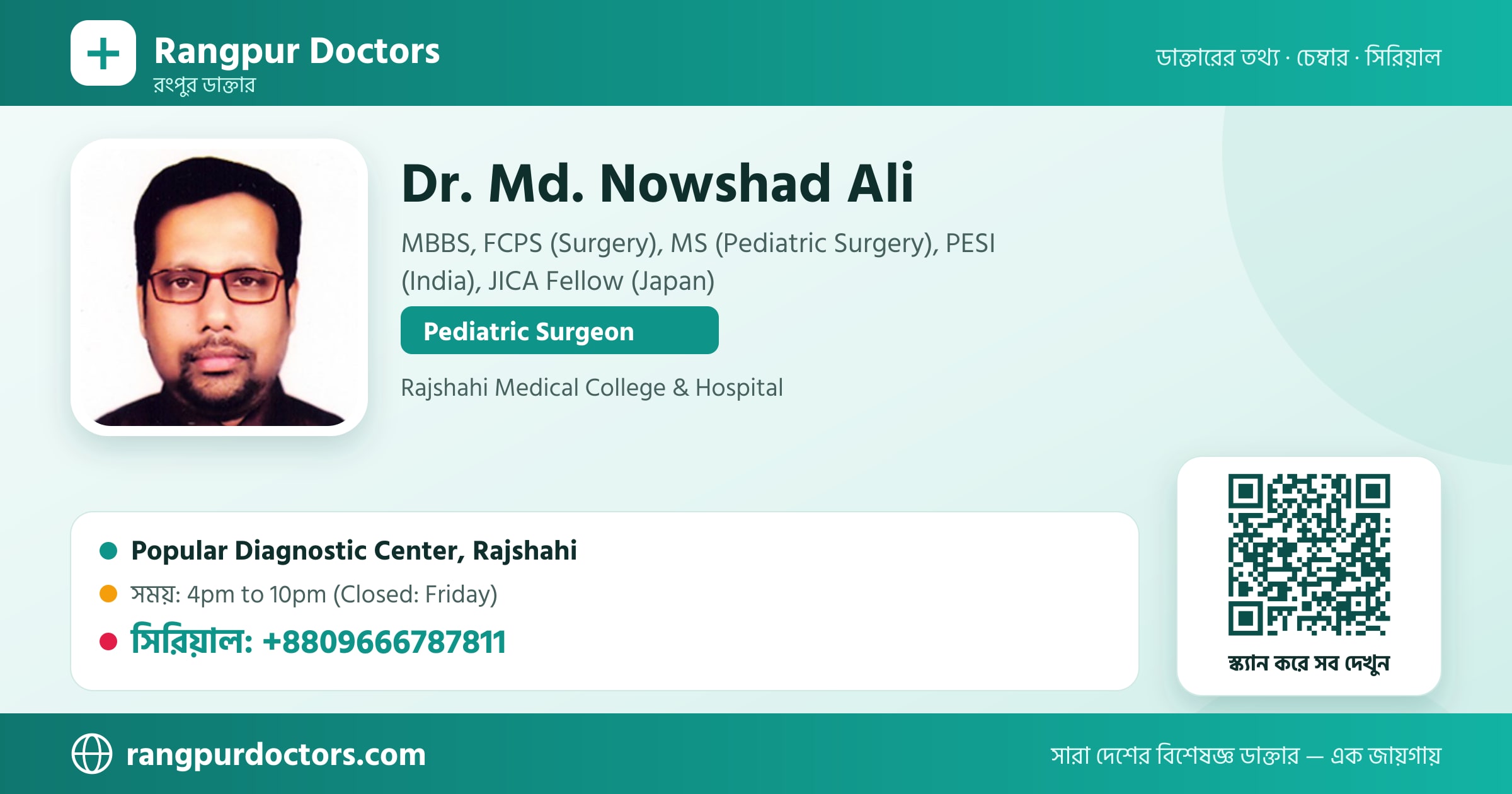 Dr. Md. Nowshad Ali — share card